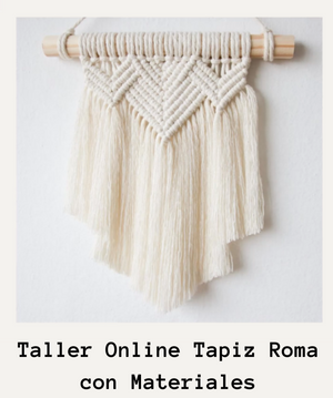 Taller Online Tapiz Roma con Materiales